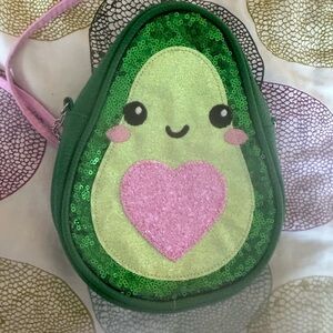 Avocado smile purse